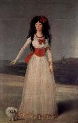 Francisco de Goya Duchess of Alba - The White Duchess oil painting on canvas